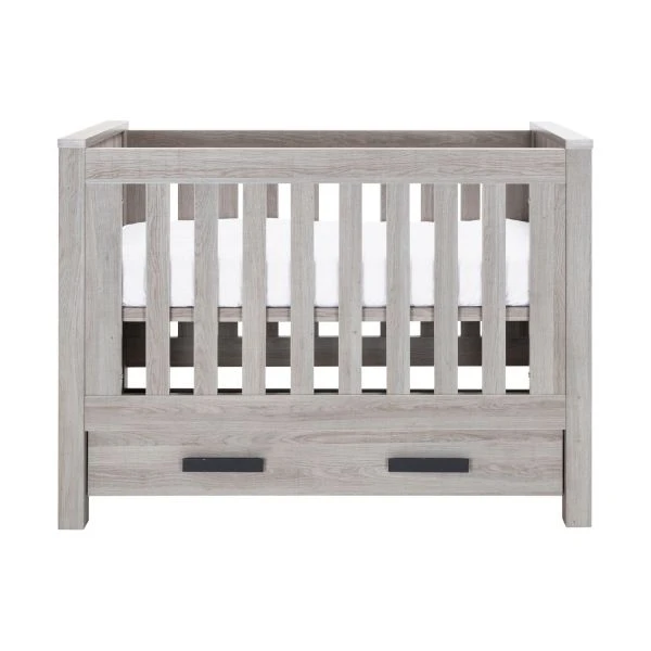 Europe Baby Juno Babykamer Grijs | Bed 60 X 120 Cm + Commode -Babyseries Winkel