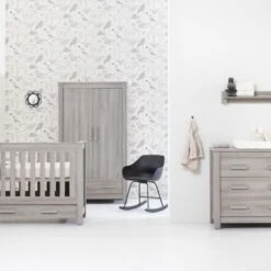Babyseries Winkel 7 Europe Baby Juno Babykamer Grijs | Bed 60 X 120 Cm + Commode