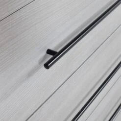 Europe Baby Vittoria Commode Grijs / Zwart -Babyseries Winkel vittoria grijs zwart detail 4 dab9